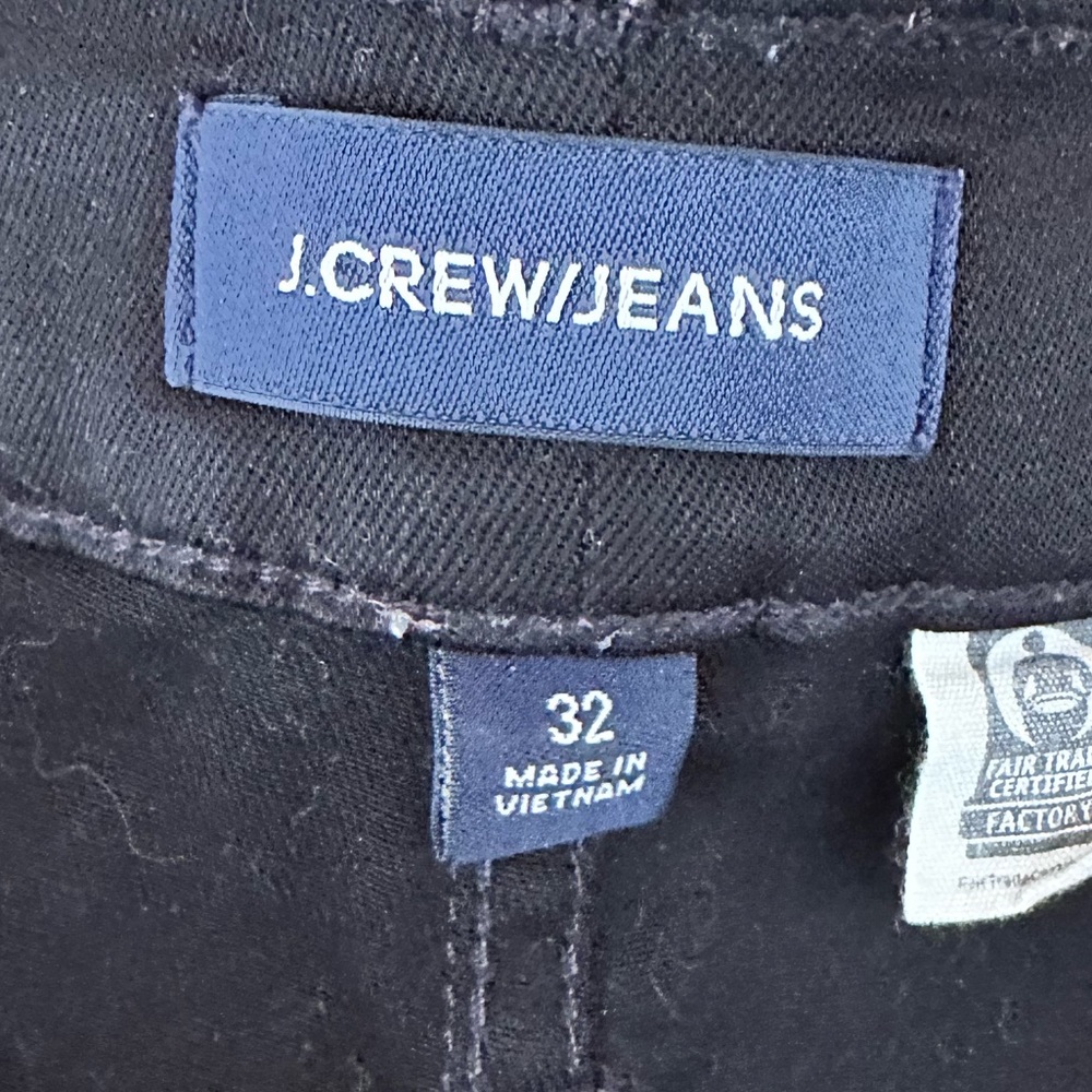jcrew 9” toothpick jeans